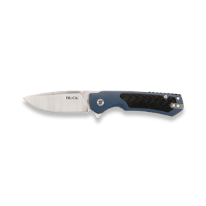 Buck Stinger Drop Point Folding Knife Blue 7.6cm