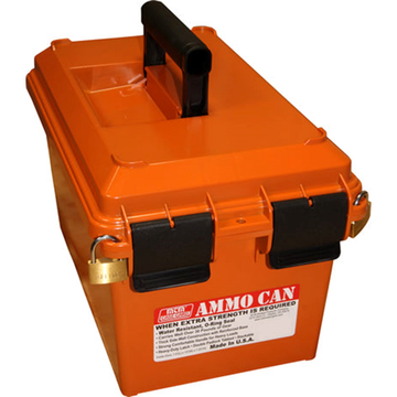 MTM AMMO BOX FOR BULK AMMO ORANGE