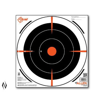 Allen EZaim Bullzeye Paper Target 8" 26pk