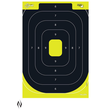 ALLEN EZ AIM SPLASH REACTIVE TARGET IPSC SILHOUETTE 12X18 8PK