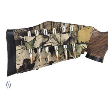 ALLEN RIFLE BUTTSTOCK 6 SHELL HOLDER  CAMO