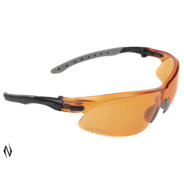 ALLEN ULTRX KEEN SAFETY GLASSES AMBER LENS