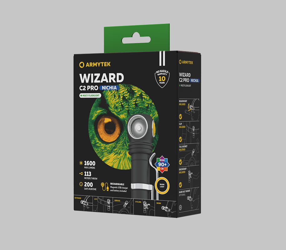 ArmyTek Wizard C@ pro Nichia Magnet USB Warm