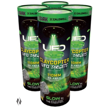 Clay Copter Target Disk 110mm UFO Glowing 50PK