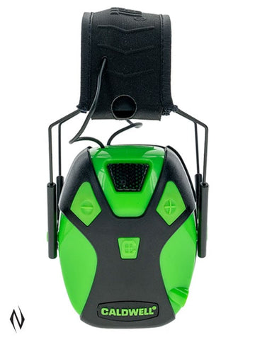 CALDWELL EMAX PRO YOUTH ELECTRONIC EAR MUFFS NEON GREEN