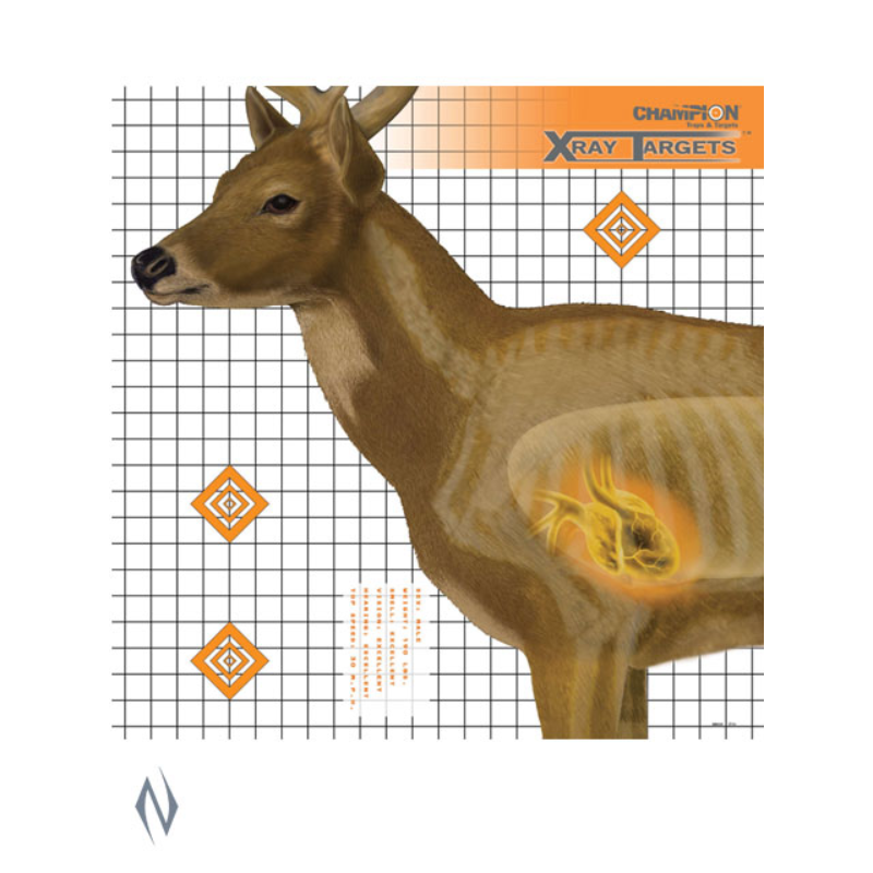 CHAMPION TARGET DEER 25X25 6 PACK