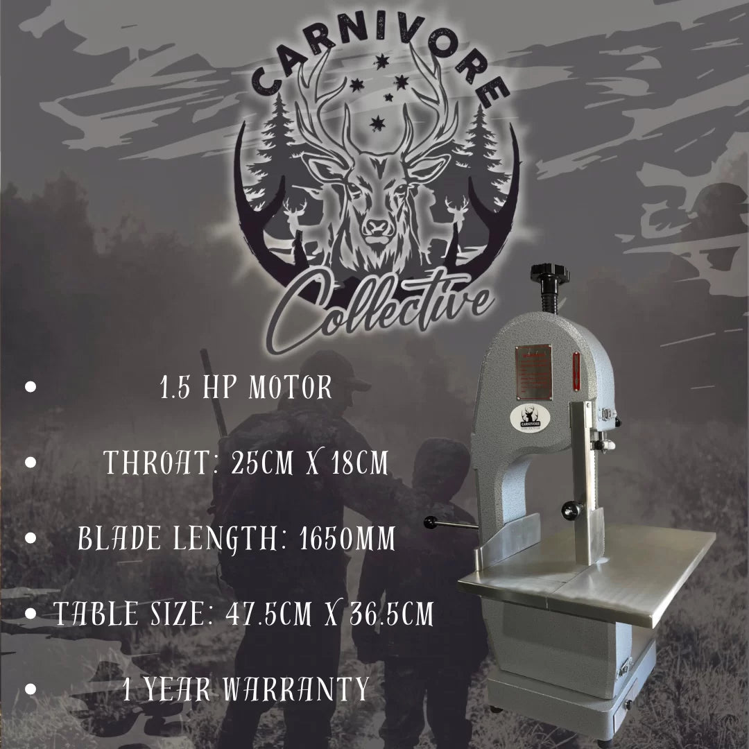 Carnvivore Collective Table Top BandSaw 1100w