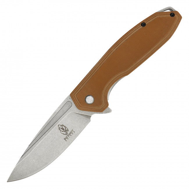 Buckshot Knives D128 Desert Tan