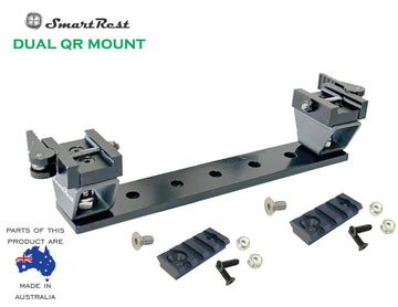 SmartRest Dual QR Mount With 2 x Pic Rails
