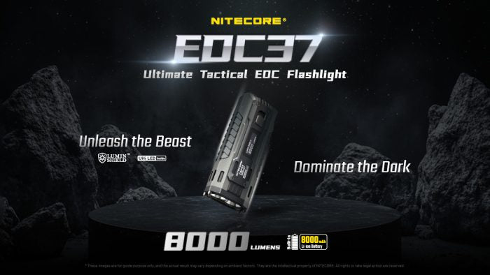 Nitecore Tactical EDC Flashlight 8000 Lumens