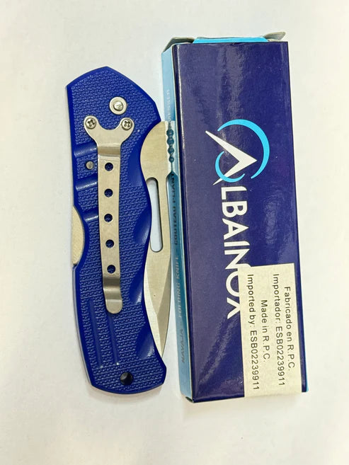 Albainox Blue Folding Knife