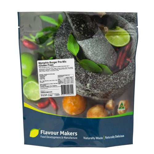 Memphis Burger Premix GF 2.5KG