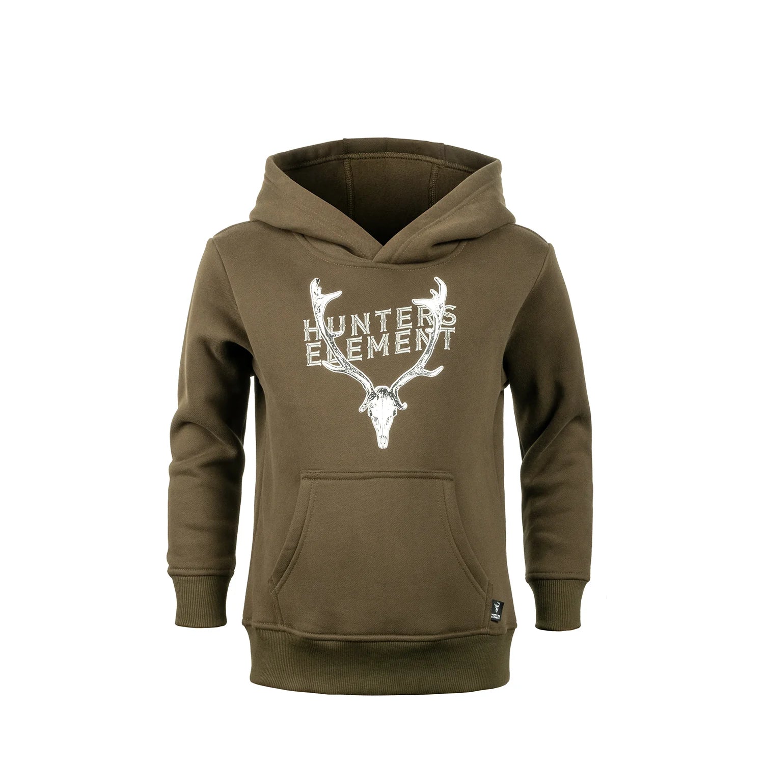 Hunters Element fallow skull Hoodie Khaki Kids