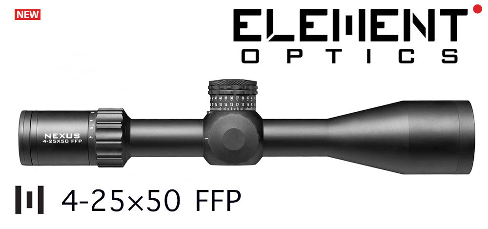 Element Optics Nexus Gen 2 4-25x50 FFP APR-1C Mrad