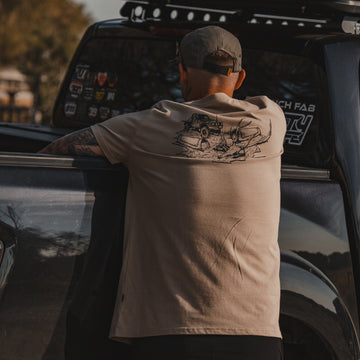 Spika Men's Go Deer Camp T-Shirt Bone