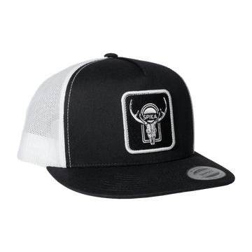 Spika Patch Trucker Cap High Country Samba Black/White