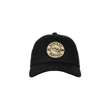 Huntech Adults Graphite Badge Cap Black/Graphite