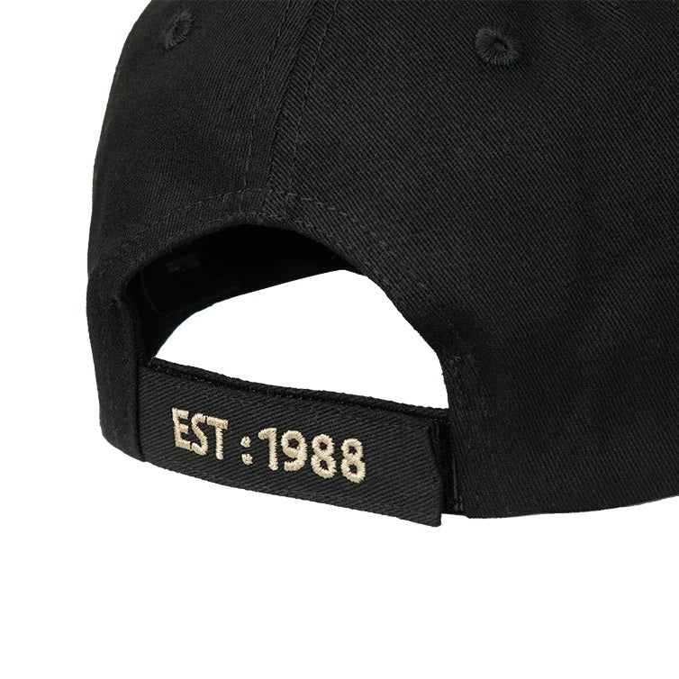 Huntech Adults Graphite Badge Cap Black/Graphite