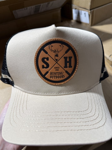 Sports Hut Trucker Cap Leather Patch