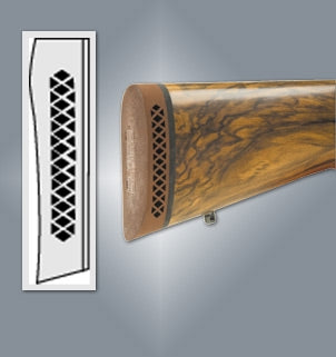 Pachmayr Recoil Pad - Deluxe Field 325 - Medium (Brown)
