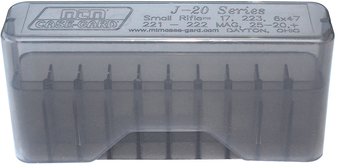MTM Case-Gard 17hmr, 22, 223 20rnd Smoke