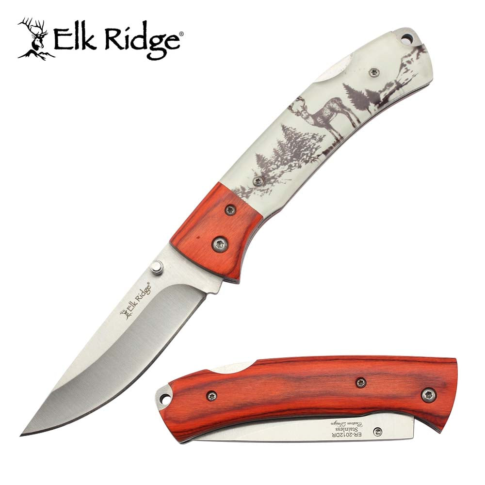 Elk Ridge Deer Pocket Knife | K-ER-2012DR
