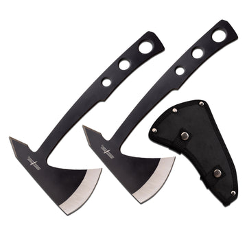 Perfect Point Throwing Axes (Set of 2) | PP107b2 Black