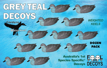 Grey Teal Duck Decoy 12pk