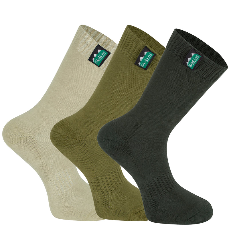 Ridgeline Cotton Work Socks Mid Length