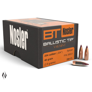 NOSLER 204 40GR BALLISTIC TIP 250PK