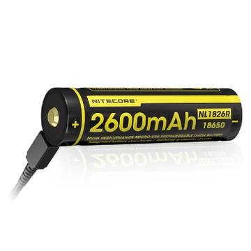 Nitecore 2600mAh Rechargeable Li-ion Battery