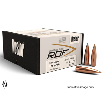 Nosler RDF 308 Cal 168gr HPBT Projectiles (100pk)