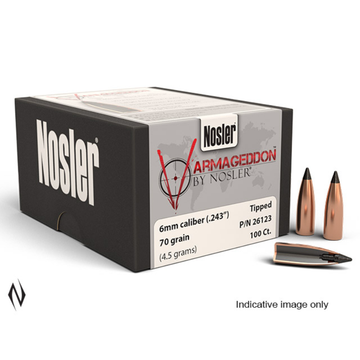 Nosler 6.5mm 90gr Tip Varmageddon 250pk