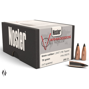 Nosler 243 70gr Tip Varmageddon Projectiles (250pk)