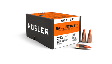 NOSLER Ballistic Tip 22 Cal 40gr Projectiles (100pk)
