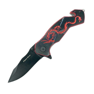 Red Dragon Folding Blade (PR759BR)