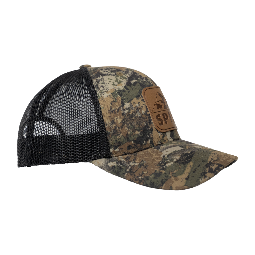 Spika Patch Trucker Cap Mountain Camo/Black