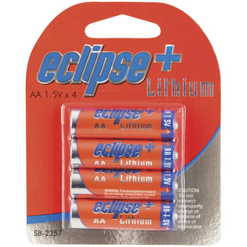 Battery Lithium AA 1.5V 4pk