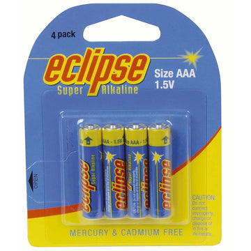 Battery AAA 4pk Eclipse alkaline