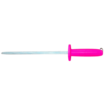 Sicut 10" Sharpening Steel 'Medium Cut' Pink