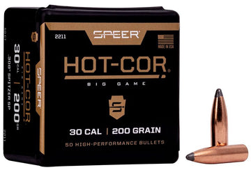 Speer Hot-Cor 30cal 200 gr Projectile - 50 pack