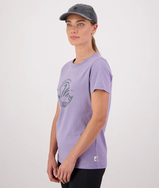Swanndri Women's Original V4 T Shirt Lilac/Shadow