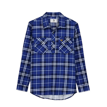 Swanndri Kids Egmont Half Placket Shirt (Midnight)