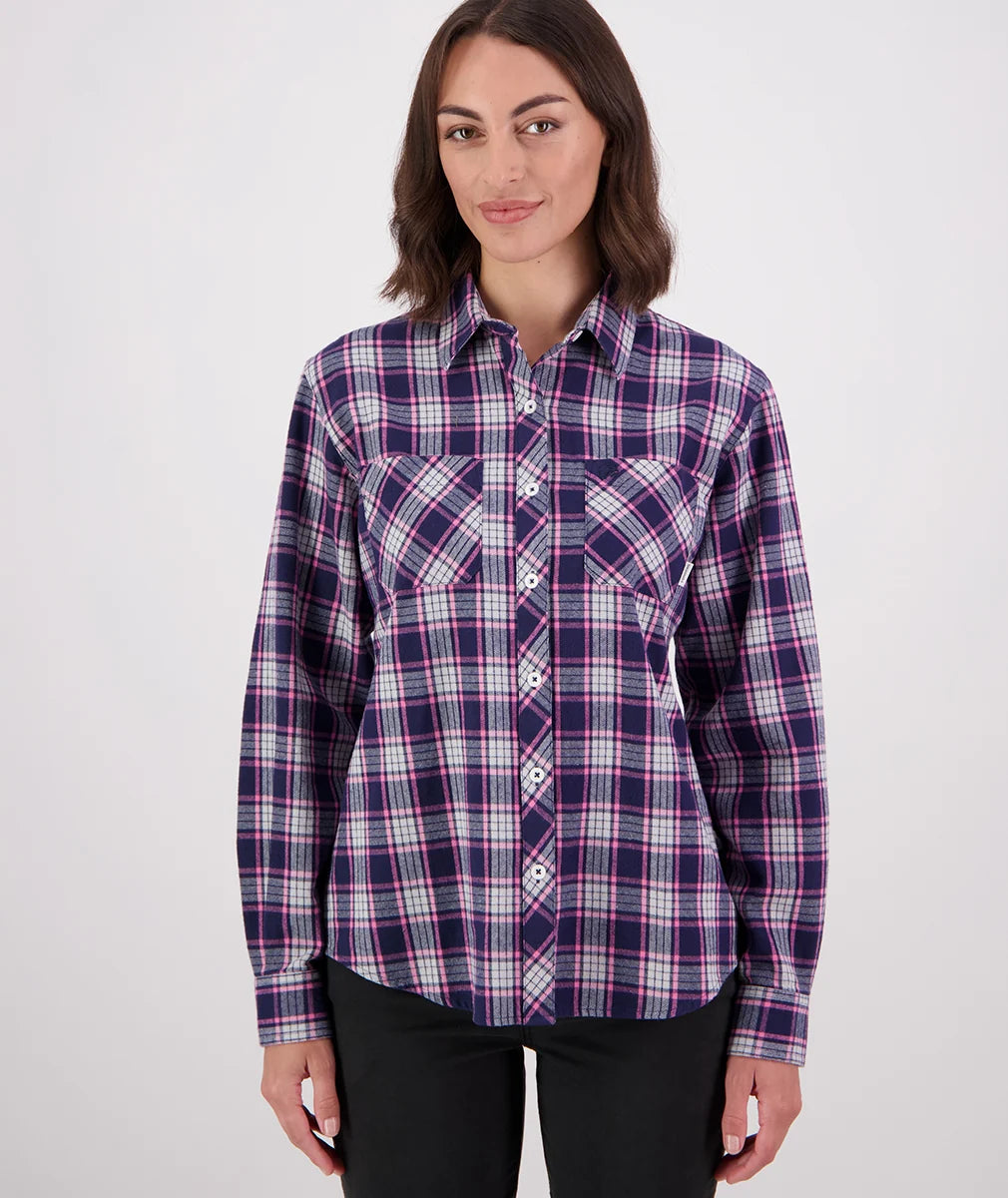 Swanndri Womens Barn Full Plkt LS Shirt