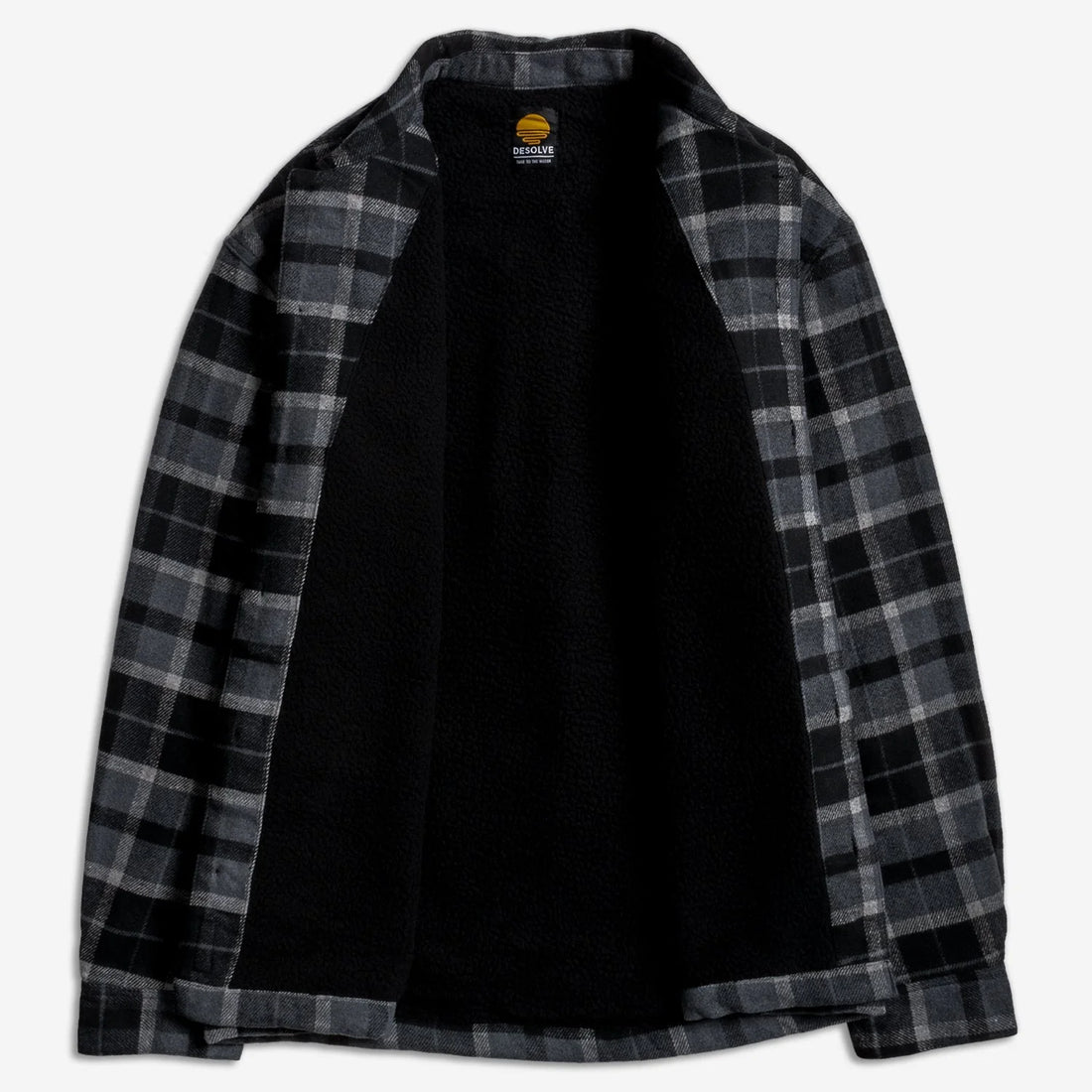 Desolve Men's Sawyer Shacket Black/Charcoal