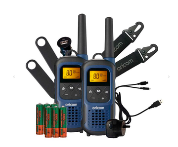 Oricom Waterproof IPX7 2W UHF CB Radio Twin Pack UHF2295