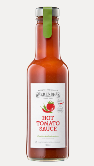 Beerenberg Hot Tomato Sauce 300ml