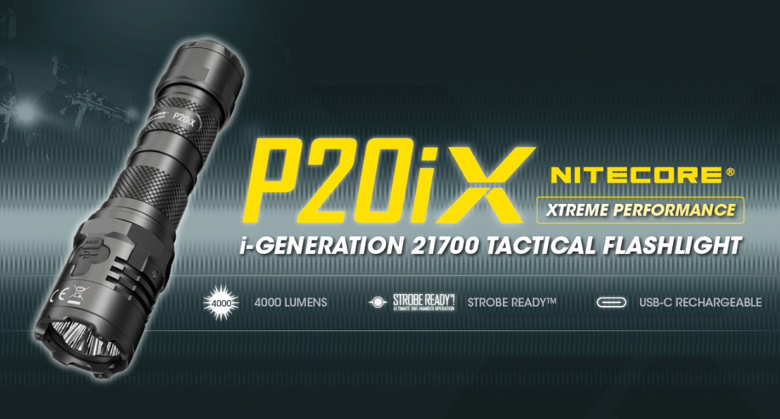 Nitecore P20iX Rechargeable Torch (4000 Lumens)