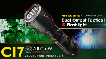 Nitecore Ci7 2500 Lumen IR Torch Multi Beam Illuminator