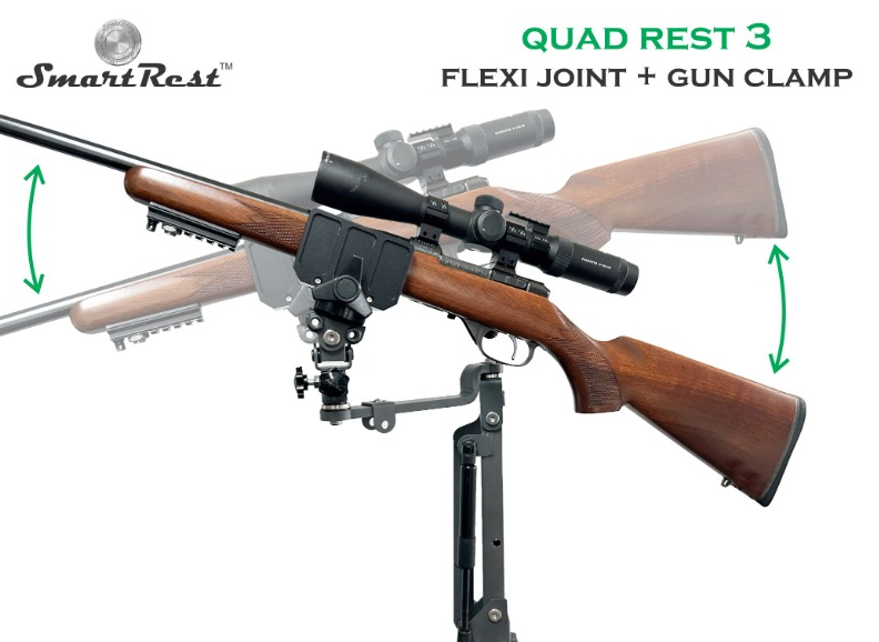 SmartRest Flexi Joint + Gun Clamp For Quad Rest 3